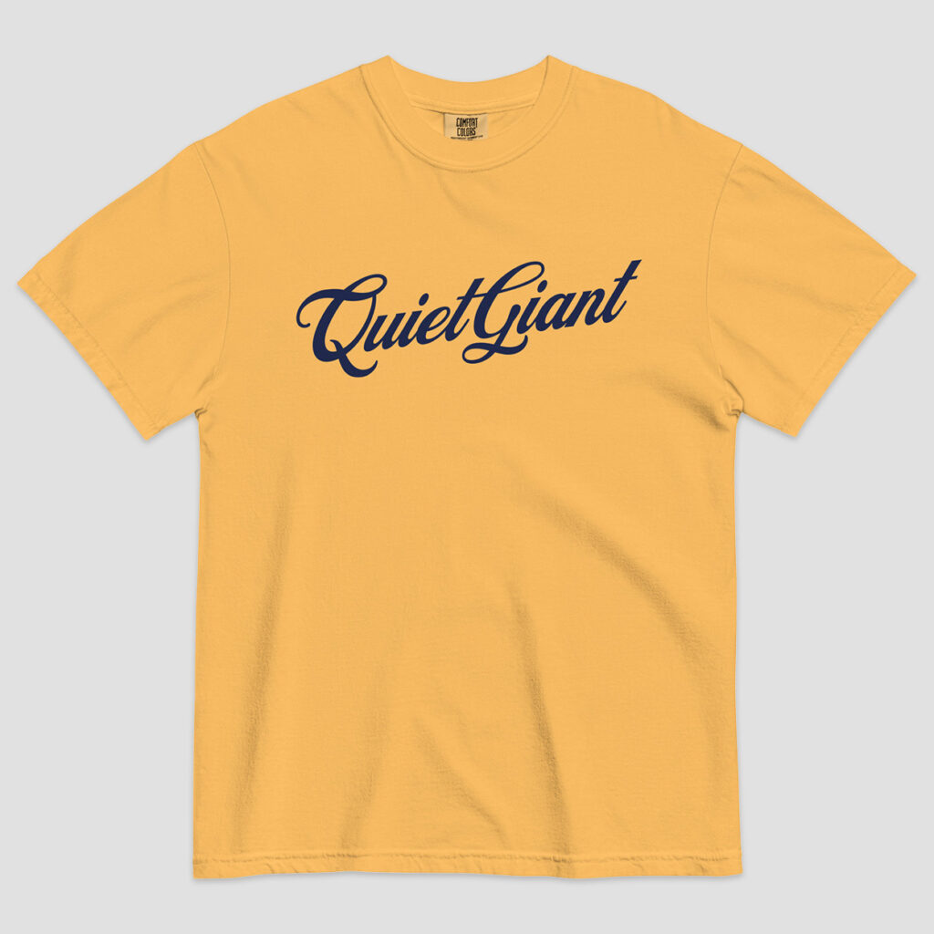 Navy Script T-Shirt